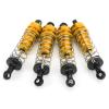 ERYUE Aluminum Alloy 80mm RC Shock Absorbers for MN G500/, Flexible and Durable 3.1in Damper, HighQuality Spring Absorption, Suitable for Remote Control Car Enthusiasts, 4 Pcs (Gold) view 1