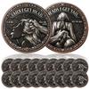Heads I Get Tail/Tails I Get Head Commemorative Coin, Funny Heads and Tails Challenge Coin, Double-Sided Lucky Token, Decision Coins for Couples, Humor Prank Gift for Adults Date Night Ideas (20pcs-c) view 1
