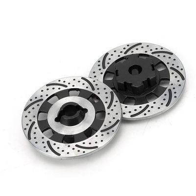 ERYUE RC Wheel Brake Disc Parts Lightweight and Easy to Install for Unlimited Desert Racer UDR 1/7 RC Car (Black)