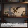 3D Metal Puzzles for Adults Eagle, 279PCS Stainless Steel DIY Mechanical Metal Model Kits, No Glue Assembly with Movable Joints, Challenging Metal Building Kit Desk Decor Gift(Golden Eagle) view 3