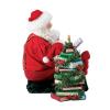 Department 56 Possible Dreams Christmas Traditions Santa Reading is a Gift 2-Piece Figurine Set, 7.5 Inch, Multicolor view 2