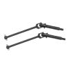YTRASDF RC Spare Part Compatible with Losi for Mini-T 2.0 2WD 1/18 RC Truck Car Upgrade Replacement Parts Accessories 2pcs Metal Rear Drive Shaft CVD view 1