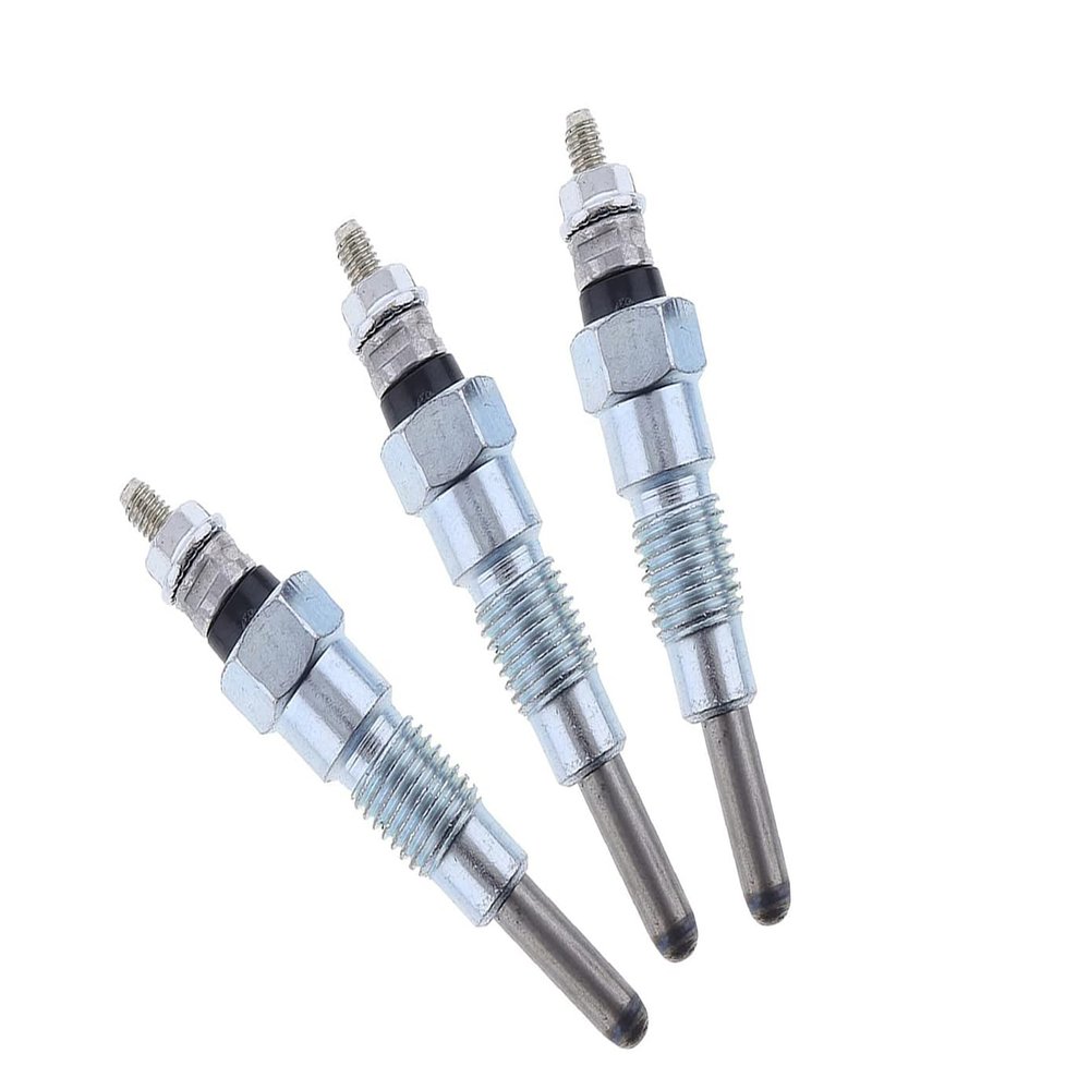 3 x Glow Plug M811937 Compatible for John Compatible for Deere 1023E 1025R XUV Gator 850D 855D 2030A