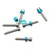 COMODO 24pcs Metal Gasket Spacer Set (5.8mm, 6 Thicknesses) Compatible with TT01 TT02 XV01 XV02 1/10 RC Car Models view 1