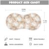ALAZA Muslin Burp Cloths White Rabbit Leaves Cotton Burping Cloth for Baby Boys Girls Soft Absorbent Newborn Burp Rags Bibs Spit Up Rag 22"x11",1 Pack view 3
