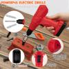 Kids Tool Set 55 PCS Toddler Tool Set with Electronic Toy Drill Pretend Play Construction Toys Kit with Tool Belt Toys Toys for Boys Girls Ages 2 3 4 5 (Orange-01) view 4