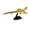 Concorde British Airways 1/200 Golden Diecast Airplane Model Suitable Collection and Desktop Decor Gift view 3