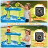 WITALENT Water Table Pump, Fireman Water Pump for Water Table for Kids Ages 3-5, Stepless Adjustable Water FlowSafe Plug-in Use, Long Cord, Magnetic Base, No Drilling, NOT Included Water Table view 3