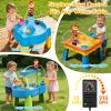 WITALENT Water Table Pump, Fireman Water Pump for Water Table for Kids Ages 3-5, Stepless Adjustable Water FlowSafe Plug-in Use, Long Cord, Magnetic Base, No Drilling, NOT Included Water Table view 4