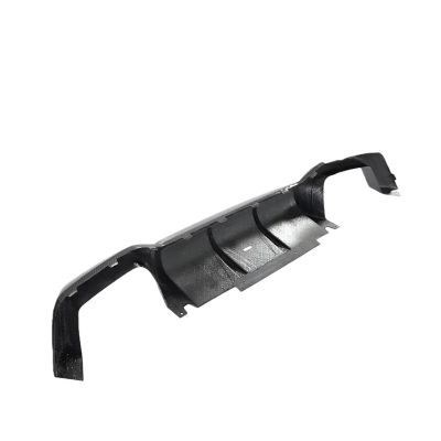 Car Rear Bumper Diffuser Lip Spoiler Compatible with BMW X4M F98 Sport Utility 4-Door 2023 2024 Racing Rear Diffuser Lip Apron Carbon Fiber