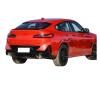 Car Rear Bumper Diffuser Lip Spoiler Compatible with BMW X4M F98 Sport Utility 4-Door 2023 2024 Racing Rear Diffuser Lip Apron Carbon Fiber view 4