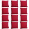24 Pcs Mini Bean Bags for Tossing Games,2.7" x 2.7" Red Small Cornhole Bean Bags for Cornhole Game,Bean Bags for Tossing Kids, Family Fun,School,Cookouts,Carnivals(24, Red) view 1