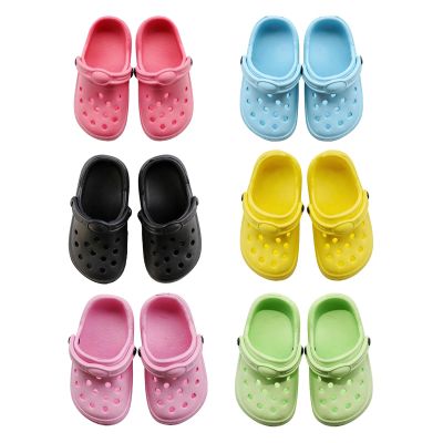 18 Inch Doll Shoes 6 Pair of Colorful Baby Doll Shoes Accessories Set, 18 inch Doll Accessorie for 30-45 cm Doll Girls Boy Birthday Present