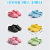 18 Inch Doll Shoes 6 Pair of Colorful Baby Doll Shoes Accessories Set, 18 inch Doll Accessorie for 30-45 cm Doll Girls Boy Birthday Present view 2