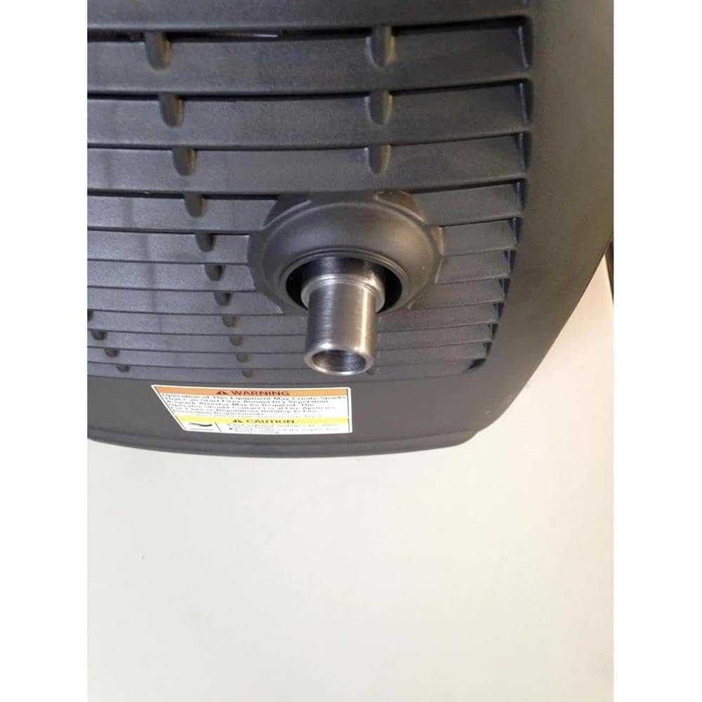 For EU2200i Generator 3/4"" exhaust extension (hardware only), Replacement for Firman OEM, Black