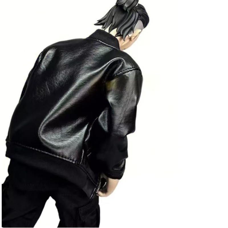 1/6 Soldier Male PU Leather Coat Model 12''Action Figures (Only Black Coat)