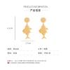 6.5 * 2.7cm Vintage Long Alloy Pendant With Ocean Style Earrings For Women,silvery,6.5 * 2.7cm view 3