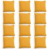 24 Pcs Mini Bean Bags for Tossing Games,2.7" x 2.7" Yellow Small Cornhole Bean Bags for Cornhole Game,Bean Bags for Tossing Kids, Family Fun,School,Cookouts,Carnivals(24, Yedllow) view 1