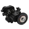 Aluminum Alloy Transmission Gearbox Fit 4 1/10 RC Car Model Black Anodic Oxidation Maximum Durability view 1