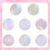 70mm Badge Protective Film, 200 Pcs 8 Style Holographic Sticker Paper Button Pin Maker Glitter Badge Film Cover Supplies for 2.25 Inch/58mm Button Maker Machine view 4