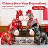2026 Year of The Horse Plush Toys,2026 Year of The Horse Statue Ornaments,Chinese New Years Horses Stuffed Animal Toys,Chinese Horses Souvenir Ornament for Car, Bag, Holiday view 2