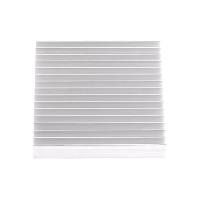 Aluminum Heatsink Cooling Fin for Thermal Management - Heat Sink for Power IC and LED Light Devices - Light Weight Aluminum Dissipation Plate - 100 mm x 100 mm x 18 mm - 1 Piece