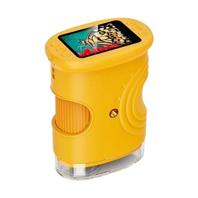 1000X Pocket Microscope for Klds with 4K 2.0 Screen Handheld Rechargeable Portable Science oy STEM Educational Gift