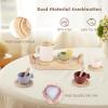Wooden Tea Party Set Toddler Tea Set Kids Kitchen Accessories (Set) view 2