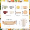 Wooden Tea Party Set Toddler Tea Set Kids Kitchen Accessories (Set) view 4