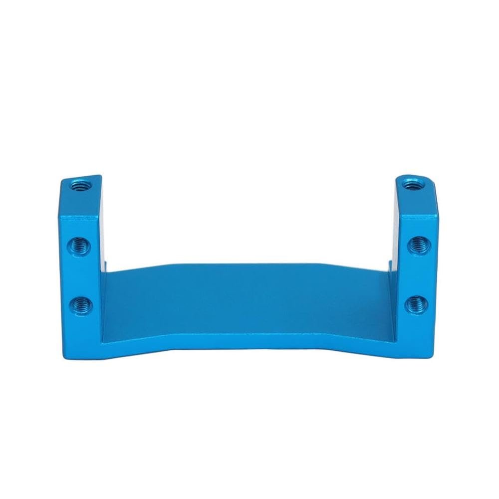 Aluminum Servo Mount Bracket with Screws Compatible with TT-02 54977 1/10 RC Car Chassis Replacement Part(Blue)