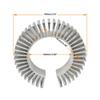 CHANCS Circular Sunflower Radiator Outer Diameter 99mm Bore 60mm Aluminum Heat Sink for Motor view 2