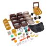 Nurnesy Kids Supermarket Set, Cash Supermarket Playset Cart for Kids with Food Fruit Vegetables, Shopping Cart Trolley Toy Food Grocery Store Playset Toys Accessories view 1