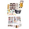 Nurnesy Kids Supermarket Set, Cash Supermarket Playset Cart for Kids with Food Fruit Vegetables, Shopping Cart Trolley Toy Food Grocery Store Playset Toys Accessories view 3