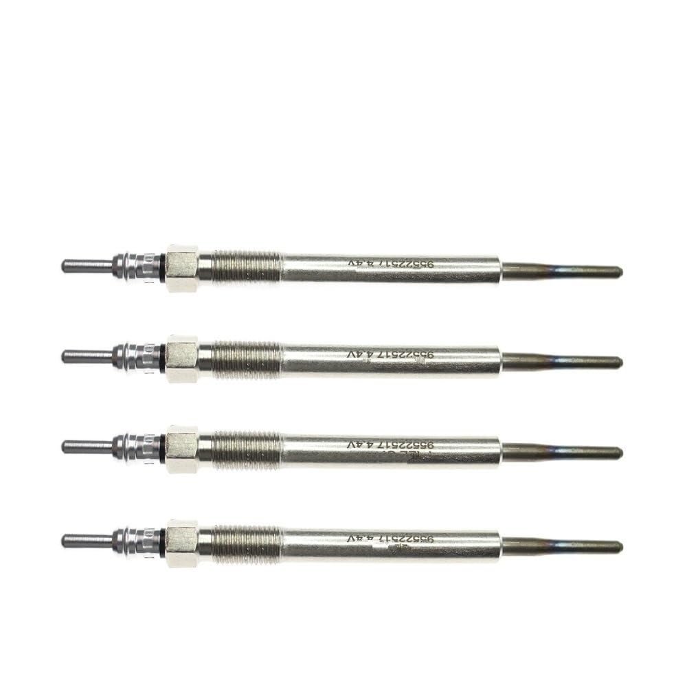 for Fiat for Panda II for Idea for 500 for Linea 55210051 95522517 4Pcs Glow Plugs 4.4V 1.3 D