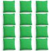 24 Pcs Mini Bean Bags for Tossing Games,2.7" x 2.7" Green Small Cornhole Bean Bags for Cornhole Game,Bean Bags for Tossing Kids, Family Fun,School,Cookouts,Carnivals(24, Green) view 1