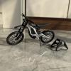 AIVONO 1:9 Scale Electric Dirt Bike Model Compatible with Surron Light Bee X, Motorcycle Miniature with Functional Suspension, Gift for Dirt Bike Fans (Bright Silver) view 2