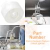 8 Pcs 379009 Replacement Washer Bumpers - (3/8") Absorbing Spacer Bumpers for Vol-lrath 150 Series, 550 Series, 554 Series, and In-stacut Corers, Wedgers, Dicers and Cutters, Replace 2241001 view 3