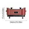 Backseat Organizer, Hanging Universal Large Capacity Car Back Seat Organizer with Cup Holder Tissue Box Hooks and Trash Bin,Waterproof Leather 4 in 1 Car Organizers and Storage Back Seat for Cars view 2