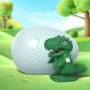 Creative Animal Bounce Eggs Wind-up Toys for Kids, Wind Up Animals Bulk Flipping Walking Jumping Swimming Clockwork Toys for Kids Classroom Party Favors, Birthday Gifts, Easter (Dinosaur) view 3