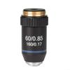 195 Black Achromatic Objective Lens for Biological Microscope, RMS 20.2mm Thread, 4X 20X 40X 60X 100X Oil Immersion Set with High Magnification and Clear Imaging60X view 1