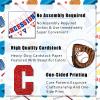 3Pcs Baseball Garland Banner - NO DIY Glitter Concessions Banner Ball Triangle Bunting Pennant Flag Sports Themed Game Day Decorations, Party Favors Home Run Birthday Party Supplies view 3
