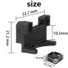 30mm Fan Mount Compatible with Arrma Mojave Grom BLX | RC Car Overheating Prevention Accessory with sh Black Silver Fan (Includ SH Fan) view 4