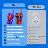 Kids Video Walkie Talkies with Camera, 2 Pack Spider Walkie Talkie for Kids with Video Chat, Photo, Voice Changer, 1000FT Long Range Rechargeable Two Way Radio Toy for Boys Girls Outdoor Camping view 4