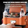 Back Seat Organizer, Leather Hanging Universal Car Organizers and Storage with Cup Holder Tissue Box Hooks and Trash Bin,Large Capacity Multifunctional 4 in 1 Car Organizer Back Seat for Trucks view 3