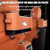 Back Seat Organizer, Leather Hanging Universal Car Organizers and Storage with Cup Holder Tissue Box Hooks and Trash Bin,Large Capacity Multifunctional 4 in 1 Car Organizer Back Seat for Trucks view 4
