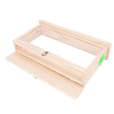 ERYUE Transparent Acrylic Double Sided Bee Breeding Box Ventilated for Beekeeping Supplies Educational Tool