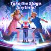 Karaoke Machine for Kids, Red & Blue Glowing Eyes & Rhythm Light, 5 Magic Voice, 2 Wireless Mini Microphone, Portable Bluetooth Speaker, Easter Basket Stuffers Boys Gifts Age 3 4 5 6 7 8 9 10 11 12 view 2