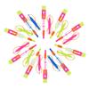 CAKEEYUM Arrow Helicopter Elastic Copters with LED Light Random Color 48PCS view 1