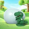 ABOUTYES Creative Animal Bounce Eggs Wind-up Toys for Kids, Wind Up Animals Bulk Flipping Walking Jumping Swimming Clockwork Toys for Kids Classroom Party Favors, Birthday Gifts, Easter (Dinosaur) view 2