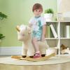 Soft Plush Rocking Horse Toy for Indoor Seated Play  Gentle Rocking Motion, Sturdy Base Design and Comfortable Upholstery view 1